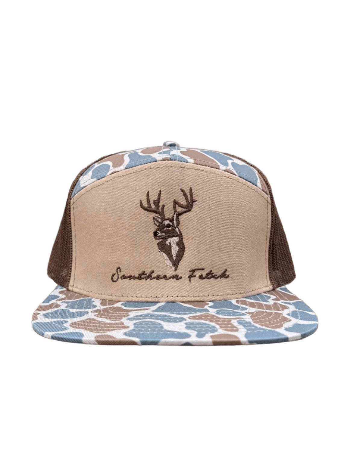 Whitetail Buck Pebble/Khaki 7 Panel – Southern Fetch Co